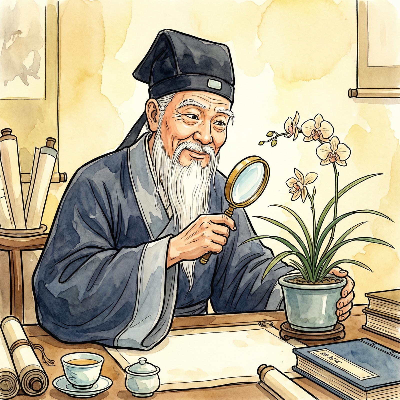 萝莉漫画植物专家林伯远